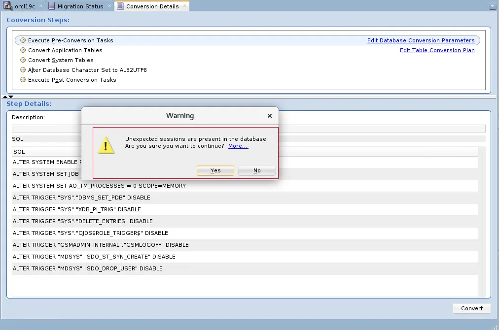 Oracle 修改数据库字符集大法 - DMU 工具 - 图37