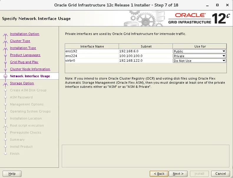 RHEL 7 安装 Oracle 12CR1 RAC 数据库 - 图23