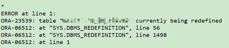 Oracle 执行在线重定义时，表空间满了报错 ORA-23539，怎么破？ - 图2