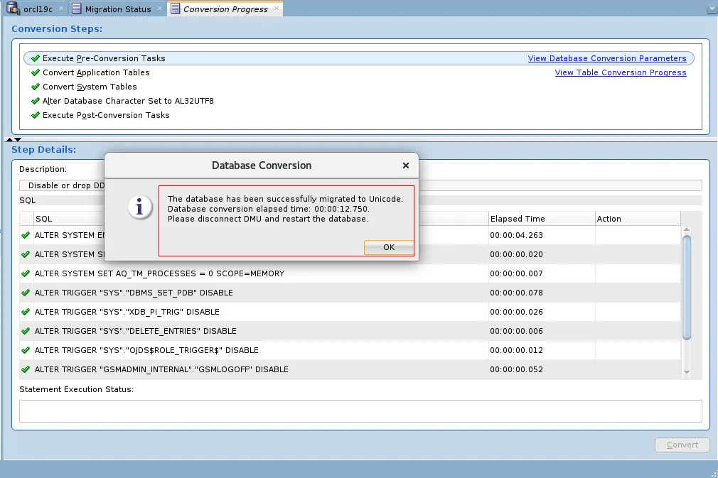 Oracle 修改数据库字符集大法 - DMU 工具 - 图41