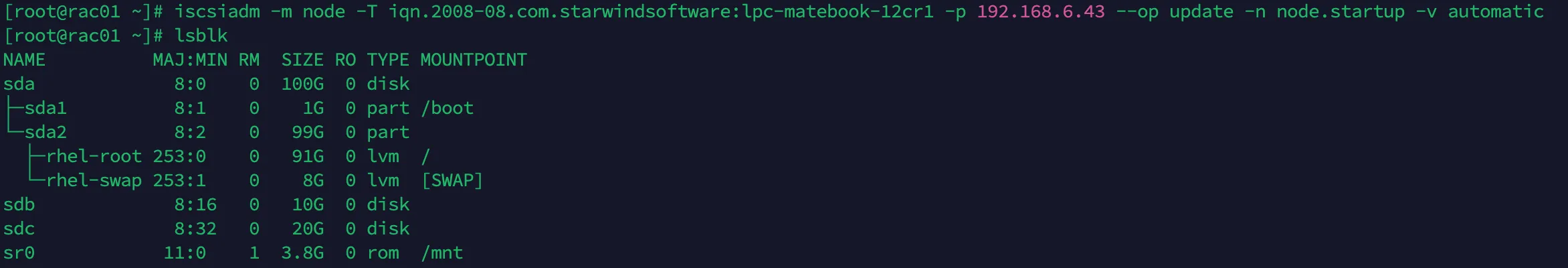 RHEL 7 安装 Oracle 12CR1 RAC 数据库 - 图6
