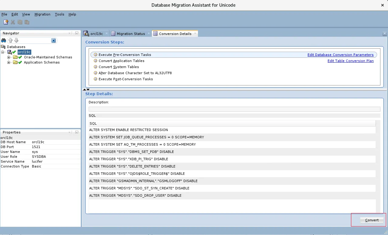 Oracle 修改数据库字符集大法 - DMU 工具 - 图36