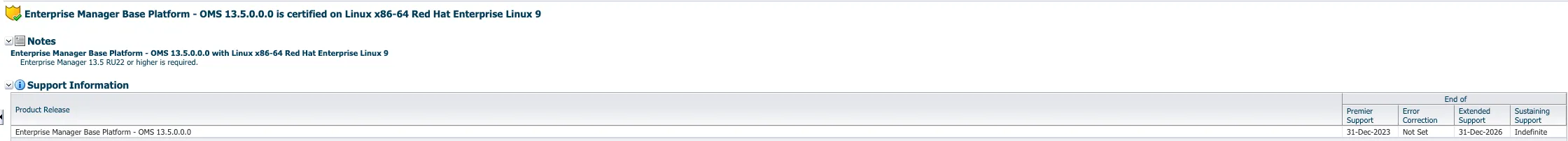 Oracle Linux 9 安装 EMCC 13.5：避坑细节与实战经验汇总！