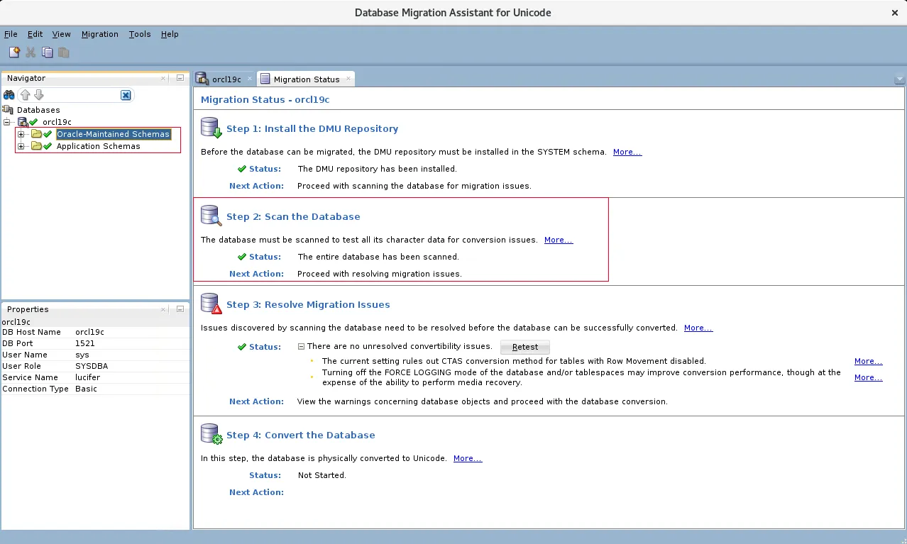 Oracle 修改数据库字符集大法 - DMU 工具 - 图29
