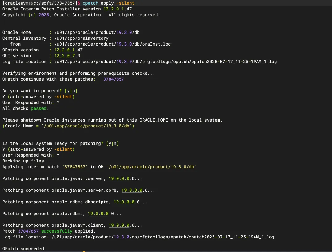 Oracle 19.28 RU 升级最佳实践指南 - 图9