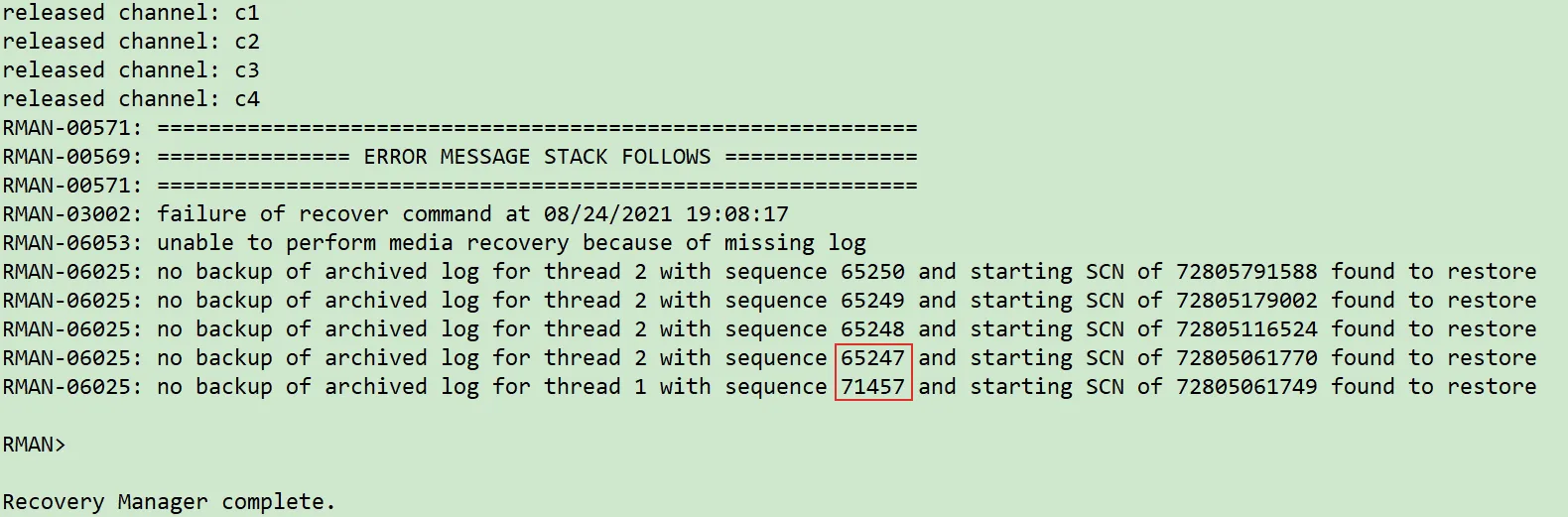 数据同步软件 Shareplex 异常重建详细步骤（Oracle 数据库） - 图5
