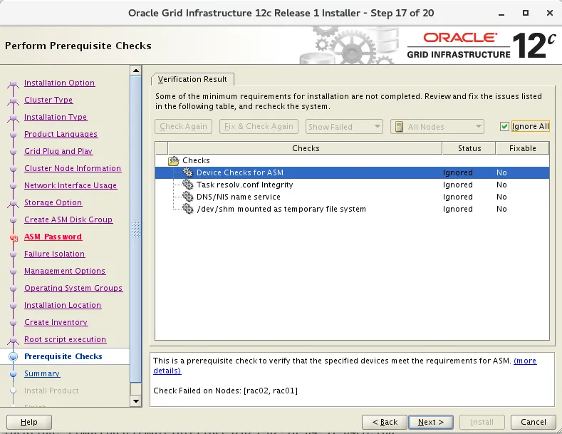 RHEL 7 安装 Oracle 12CR1 RAC 数据库 - 图34