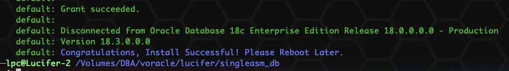 《零基础安装 Oracle 数据库》单机ASM系列 3️⃣ 一键快速安装 Oracle 18C 数据库 - 图5