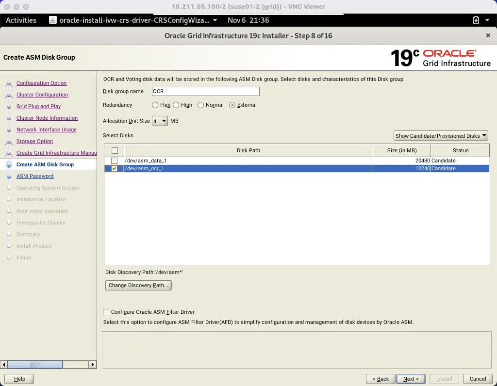 实战篇：SUSE 15 SP3 安装 Oracle 19C RAC 数据库 - 图62