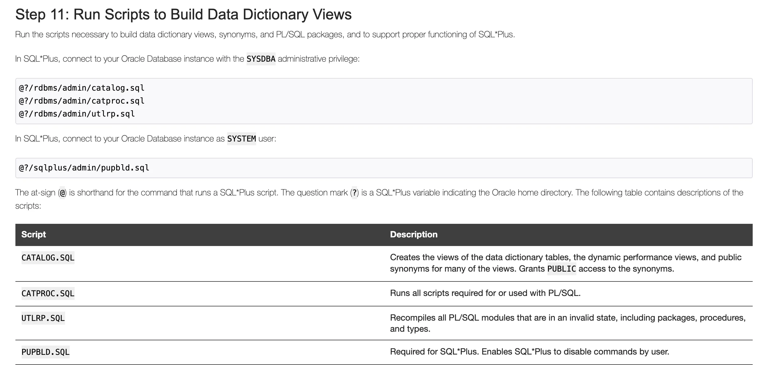 Oracle 11GR2 实战指南之手工创建数据库 - 图3