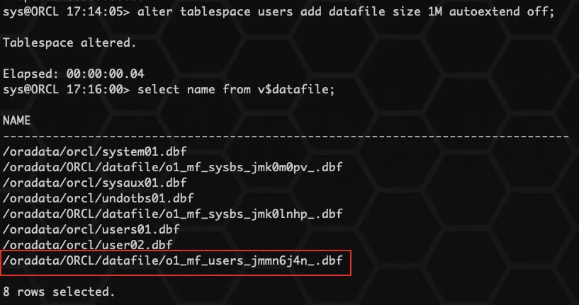Oracle OMF参数 - 图3