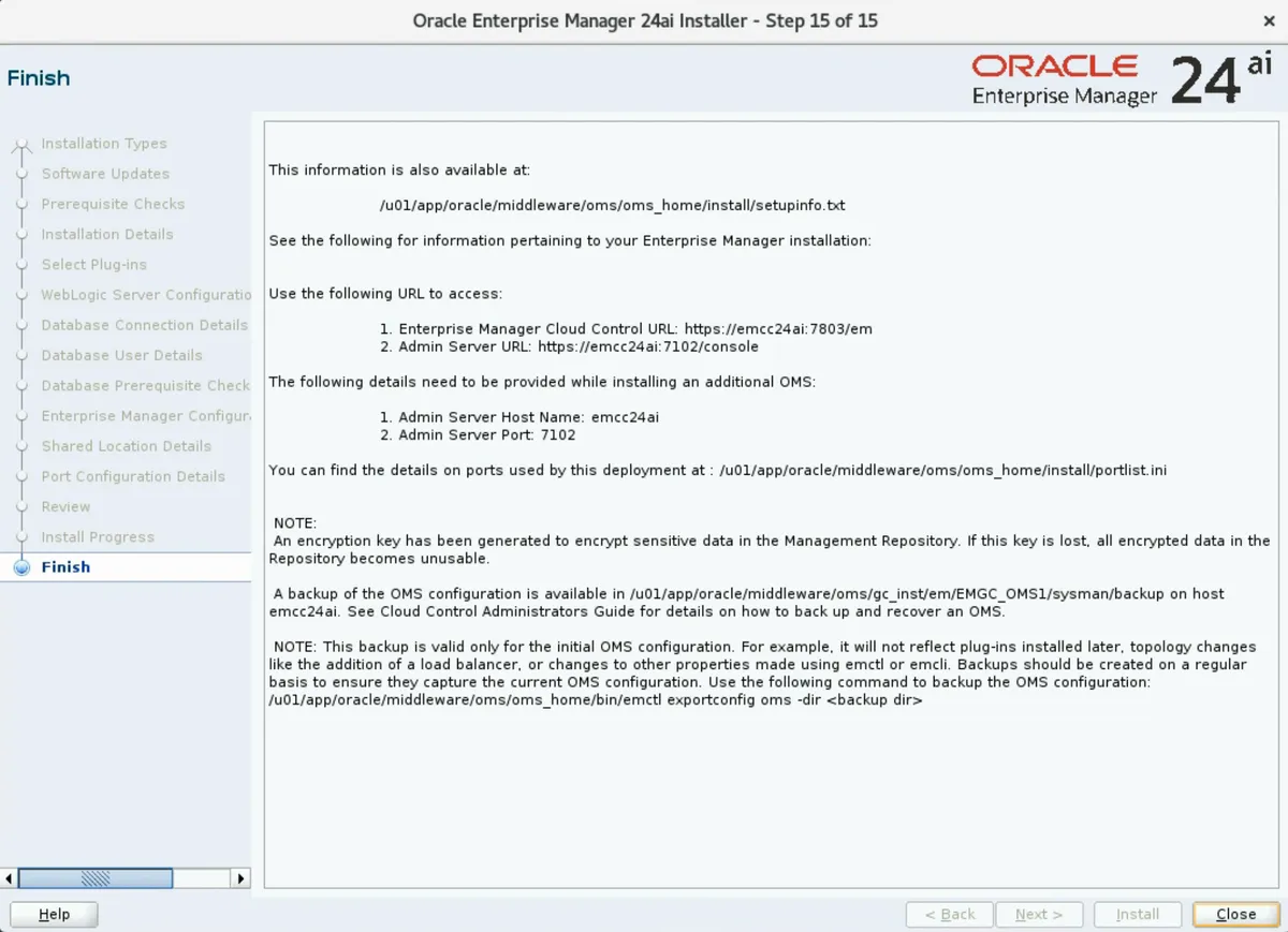 实战篇：Oracle EMCC 24ai 保姆级安装教程！ - 图22