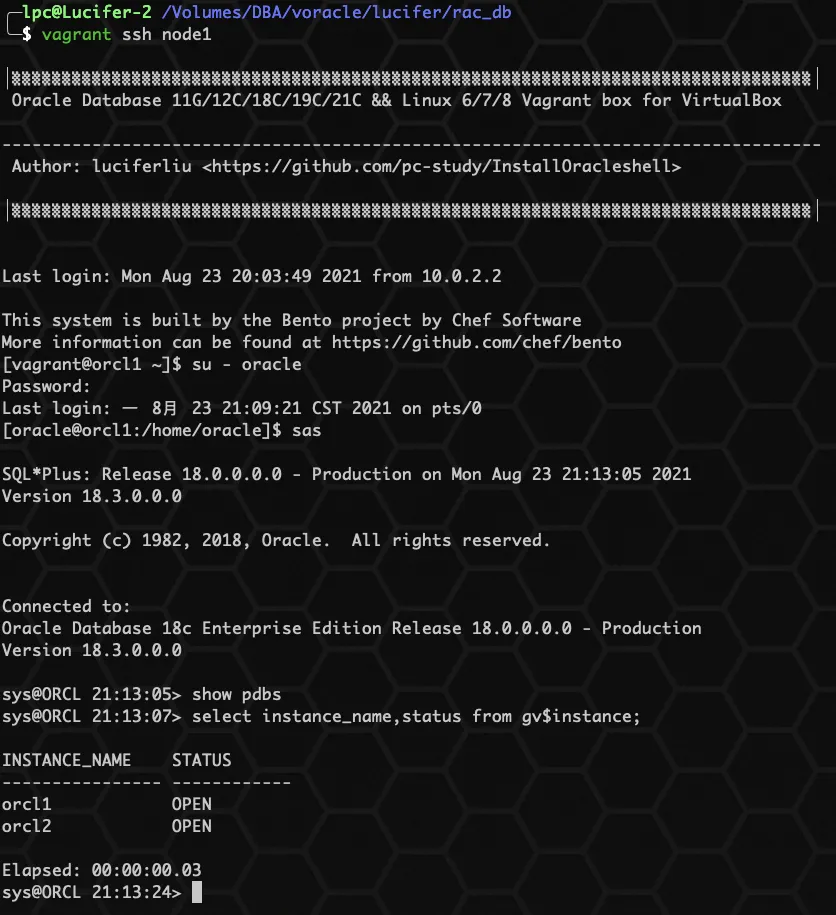 《零基础安装 Oracle 数据库》RAC集群系列 ❸ 简单两步快速安装 Oracle 18C RAC 数据库 - 图6