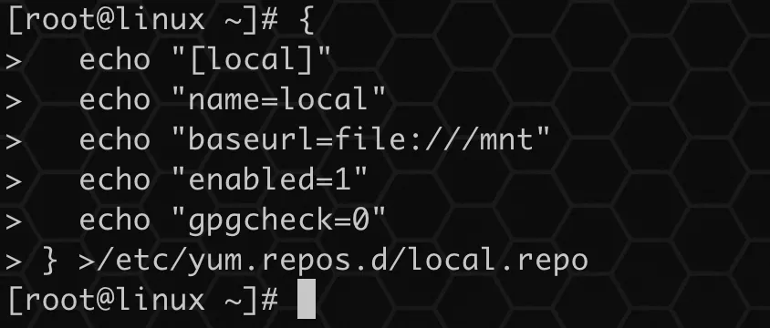 Linux 配置本地 yum 源（6/7/8） - 图3