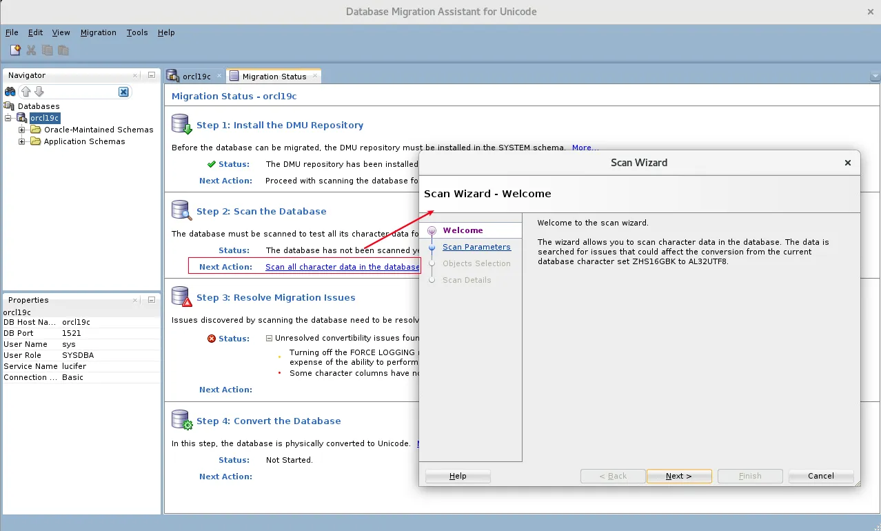 Oracle 修改数据库字符集大法 - DMU 工具 - 图15