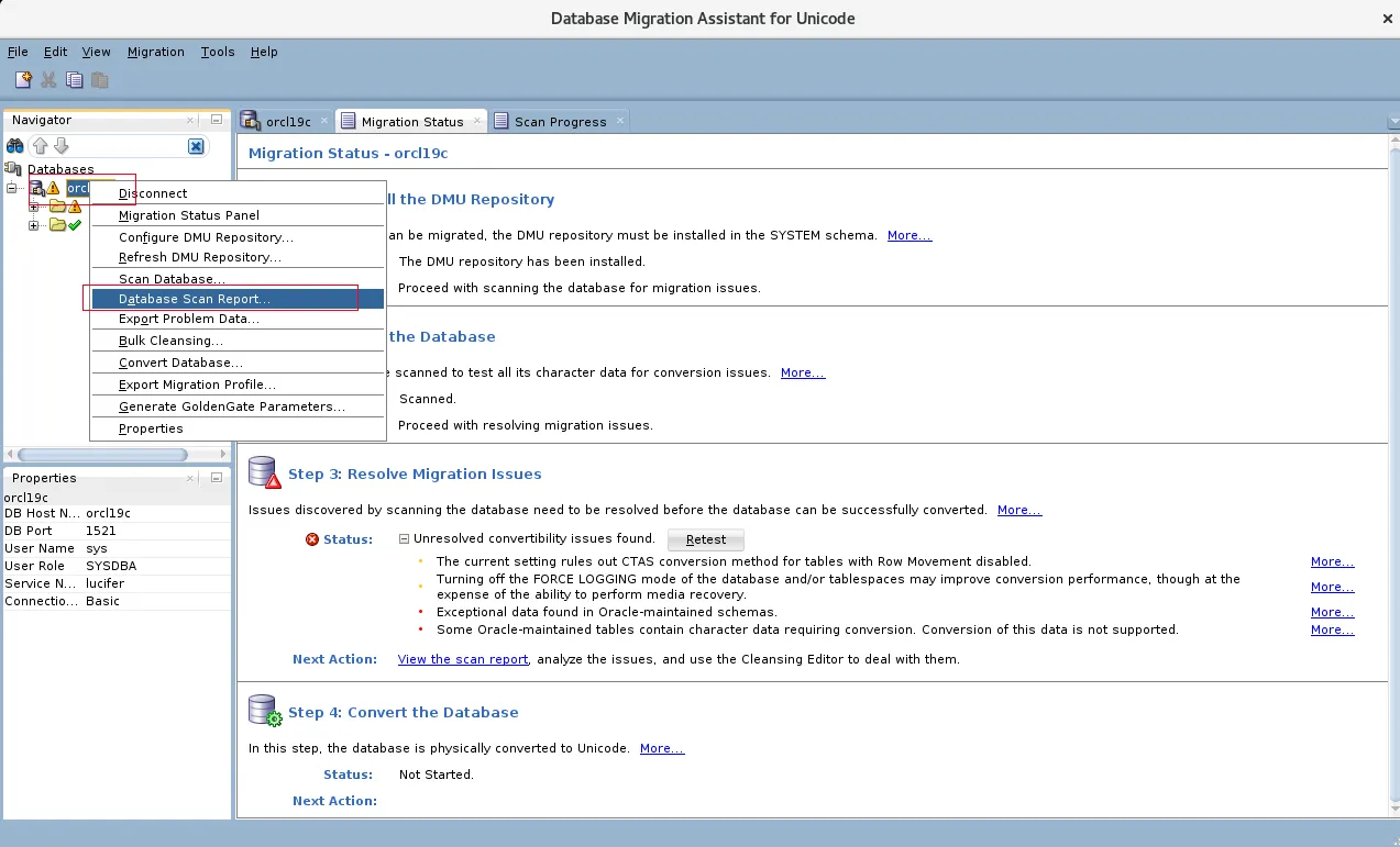 Oracle 修改数据库字符集大法 - DMU 工具 - 图21