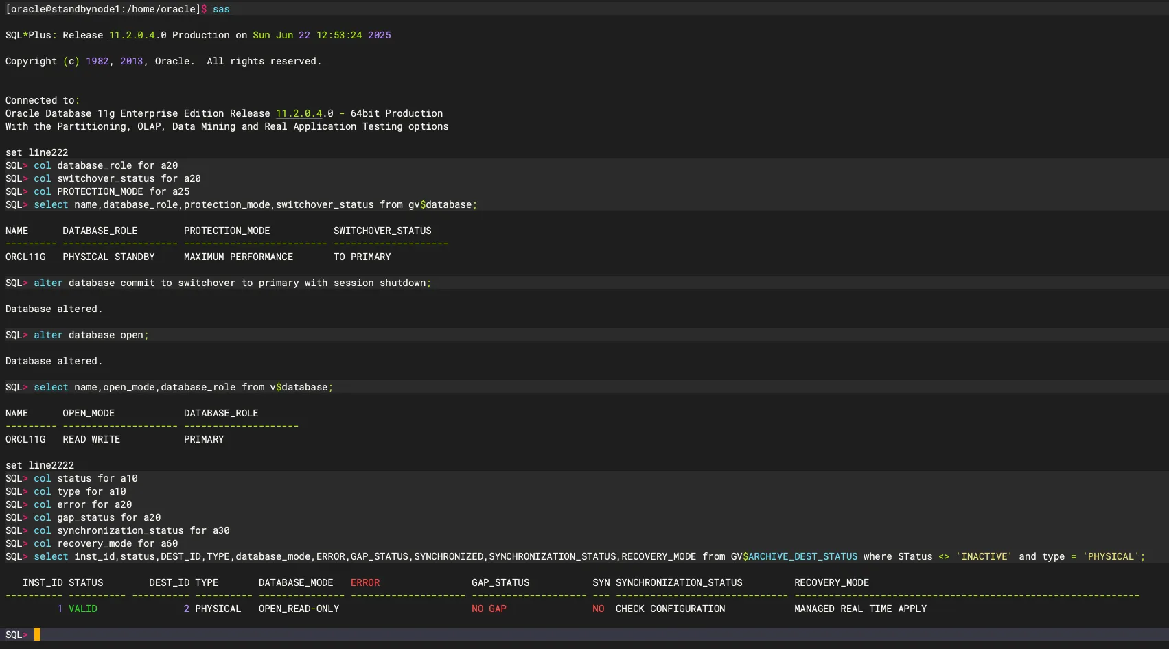 重磅发布：Oracle ADG 一键自动化搭建脚本 - 图9