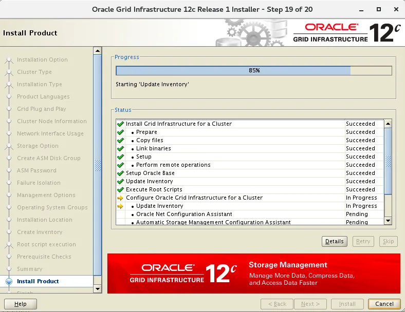 RHEL 7 安装 Oracle 12CR1 RAC 数据库 - 图37