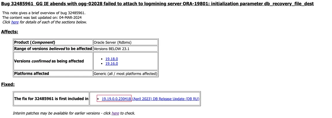 OGG 报错 OGG-02028，一个奇葩的 BUG！ - 图10