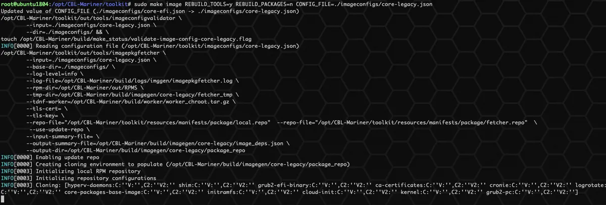 实战篇：手动编译安装微软 Linux 开源版 CBL-Mariner - 图9
