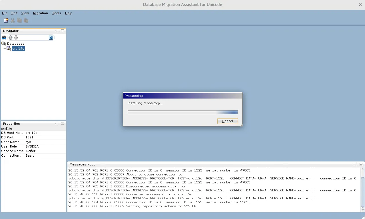 Oracle 修改数据库字符集大法 - DMU 工具 - 图12
