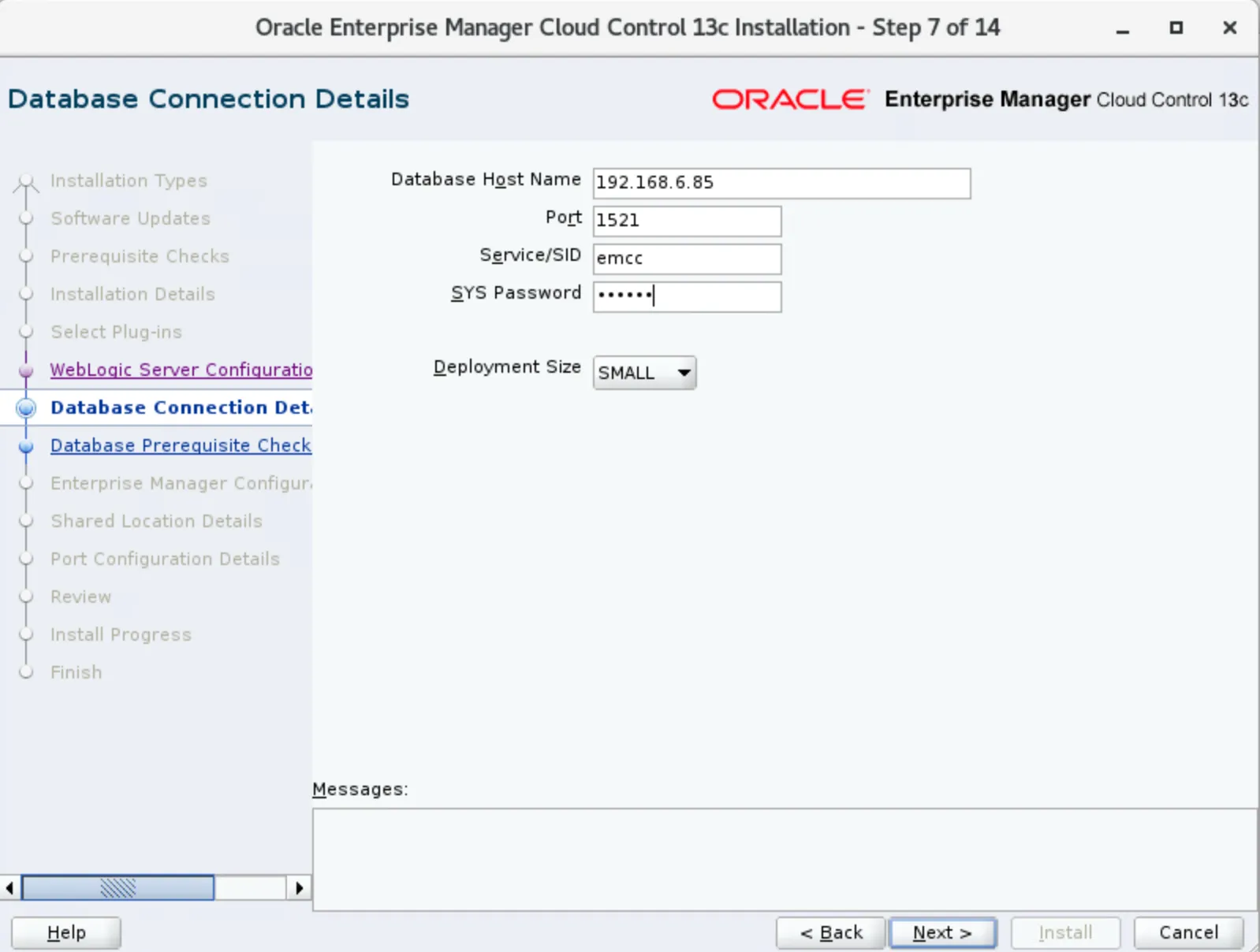 数据库连接配置