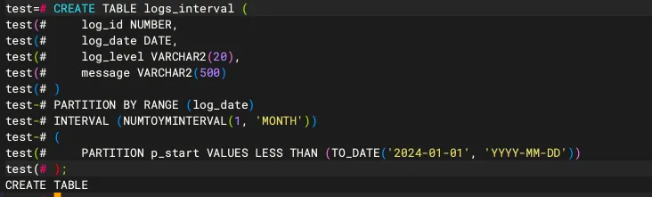 【金仓数据库产品体验官】KingbaseES V9R1C10 Oracle 模式分区表特性 - 图12