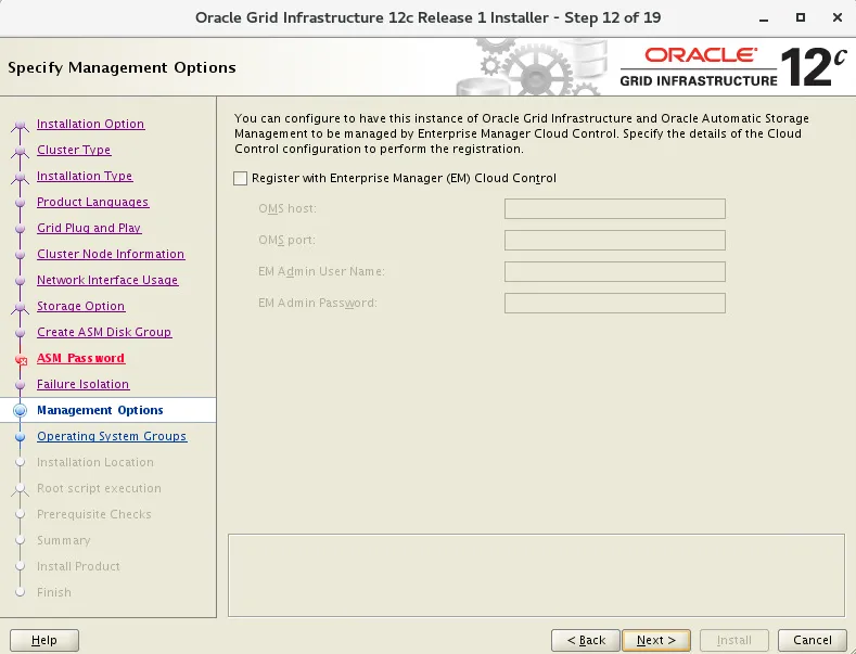 RHEL 7 安装 Oracle 12CR1 RAC 数据库 - 图29