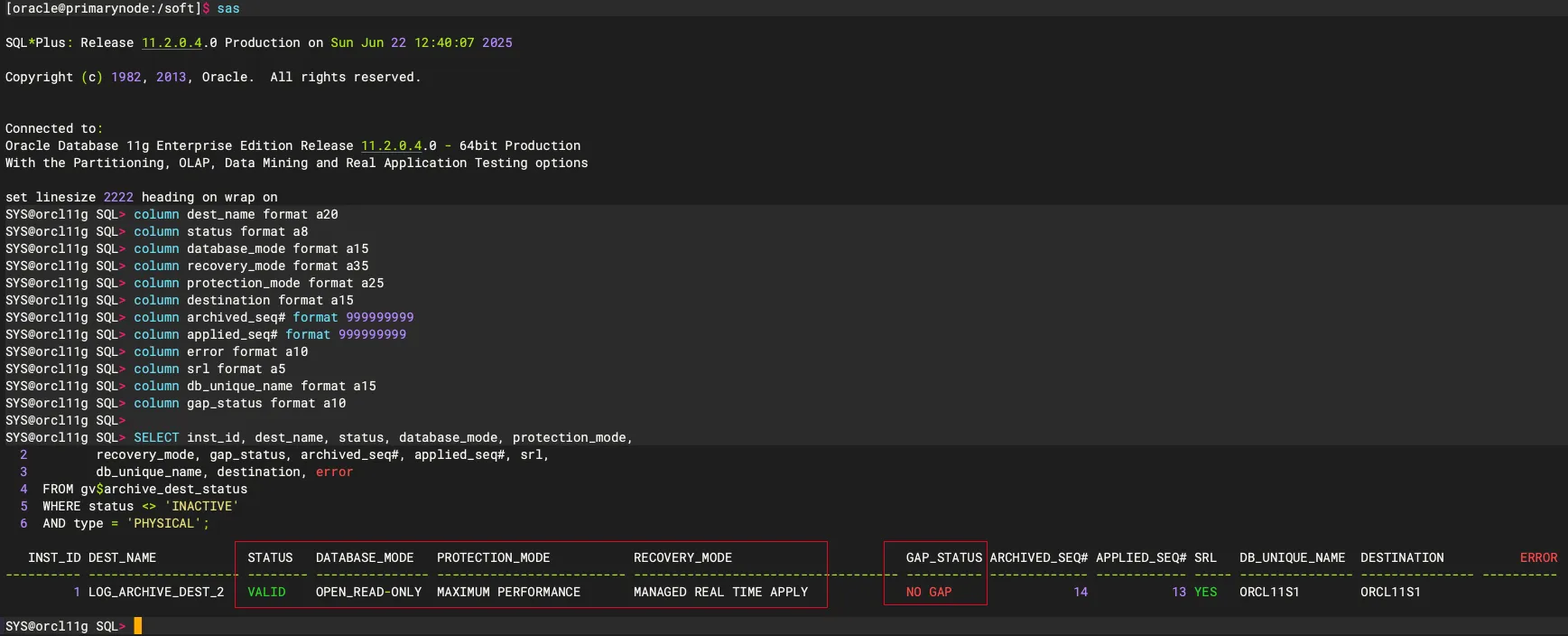 重磅发布：Oracle ADG 一键自动化搭建脚本 - 图7