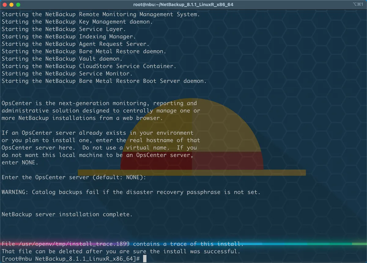 虚拟机玩转 Veritas NetBackup（NBU）之服务端安装部署 - 图8