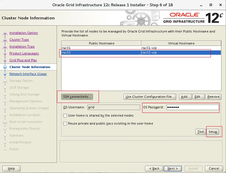 RHEL 7 安装 Oracle 12CR1 RAC 数据库 - 图21