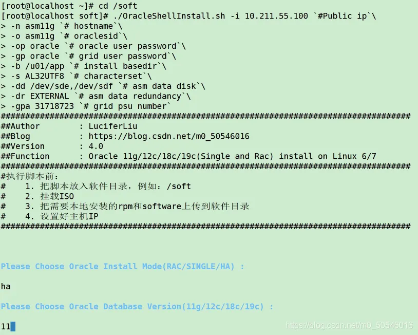 25分钟！一键部署Oracle 11GR2 HA 单机集群 - 图7