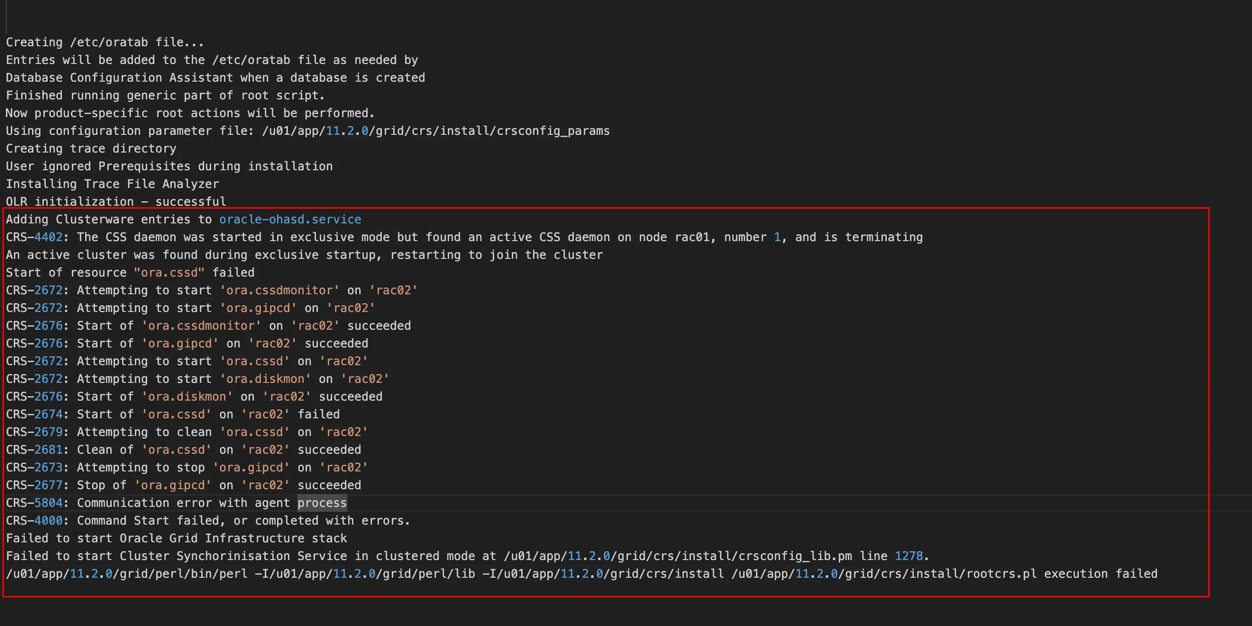 Oracle RAC 一键安装翻车？手把手教你如何排错！ - 图4